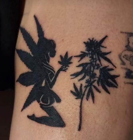 Weed Fairy Tattoo 100+ Amazing Weed Tattoo Ideas That Will Get You High