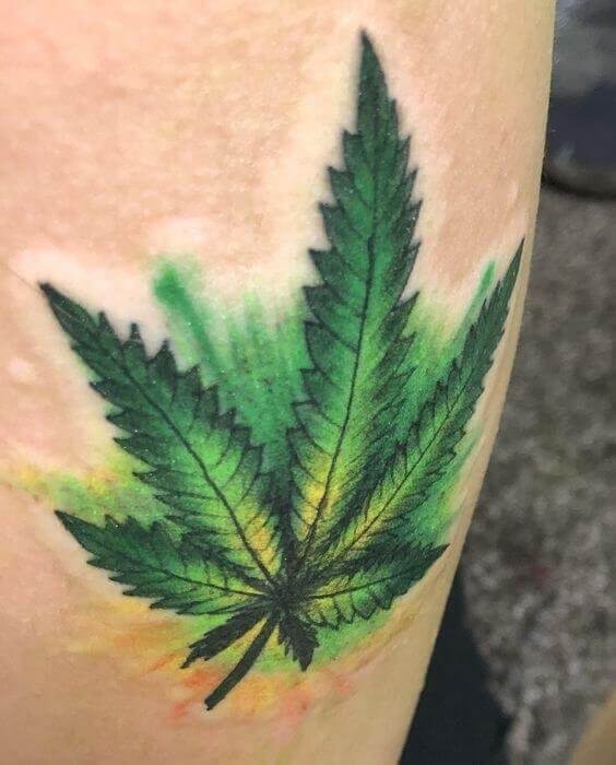 Weed Leaf Tattoo 10 100+ Amazing Weed Tattoo Ideas That Will Get You High