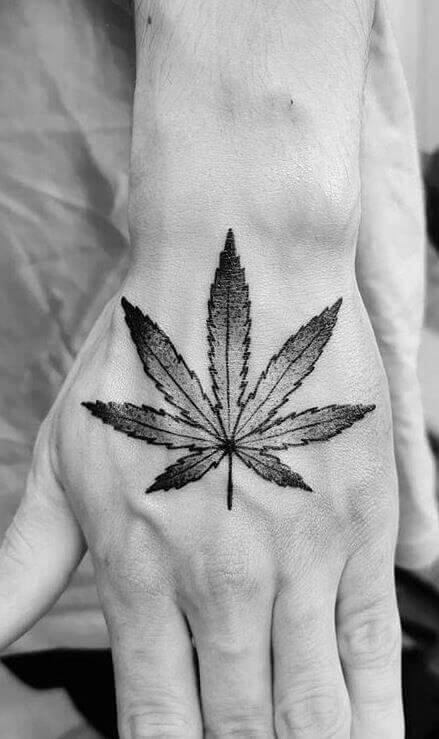 Weed Leaf Tattoo 4 100+ Amazing Weed Tattoo Ideas That Will Get You High