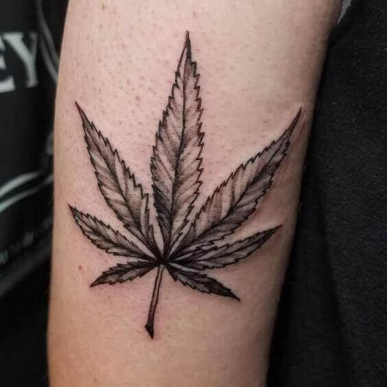 Weed Leaf Tattoo 6 100+ Amazing Weed Tattoo Ideas That Will Get You High
