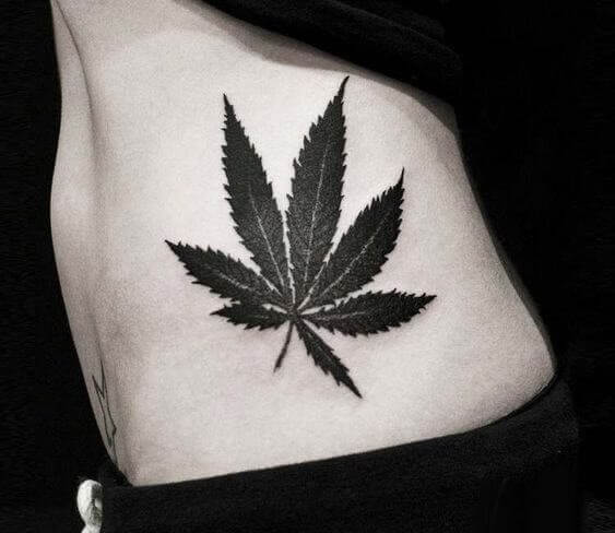 Weed Leaf Tattoo 7 100+ Amazing Weed Tattoo Ideas That Will Get You High