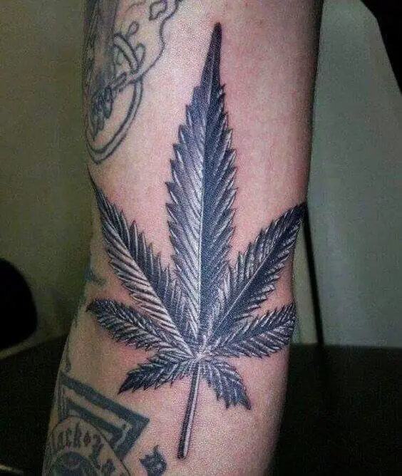 Weed Leaf Tattoo 8 100+ Amazing Weed Tattoo Ideas That Will Get You High