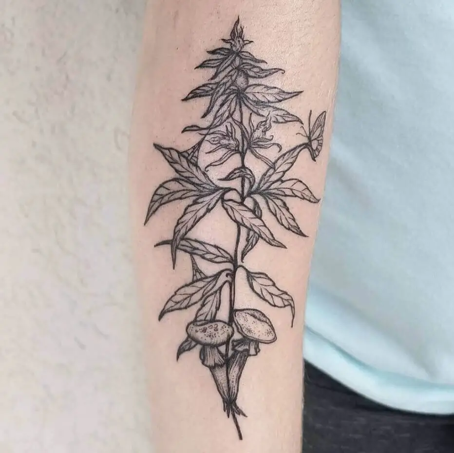 Weed Plant Tattoo 6 100+ Amazing Weed Tattoo Ideas That Will Get You High
