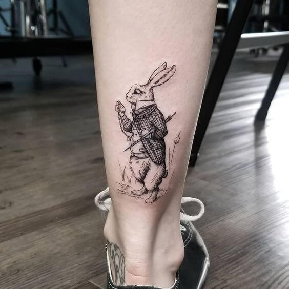 White Rabbit Tattoos Rabbit Tattoo: 50 Best Rabbit Tattoo Designs to Choose From (Men And Women)