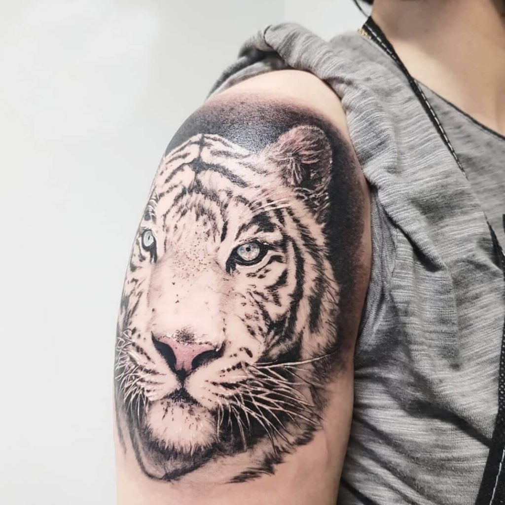 White Tiger Tattoo 2 36+ Tiger Tattoo Designs for Men and Women in 2022