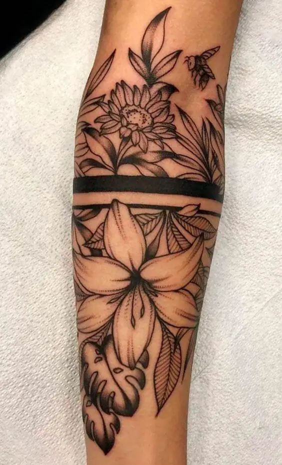 Flower Half Sleeve Tattoo 7 Creative & Classy Half Sleeve Tattoo Ideas for Women in 2022