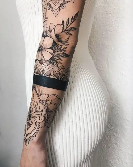 Flower Half Sleeve Tattoo 8 Creative & Classy Half Sleeve Tattoo Ideas for Women in 2022