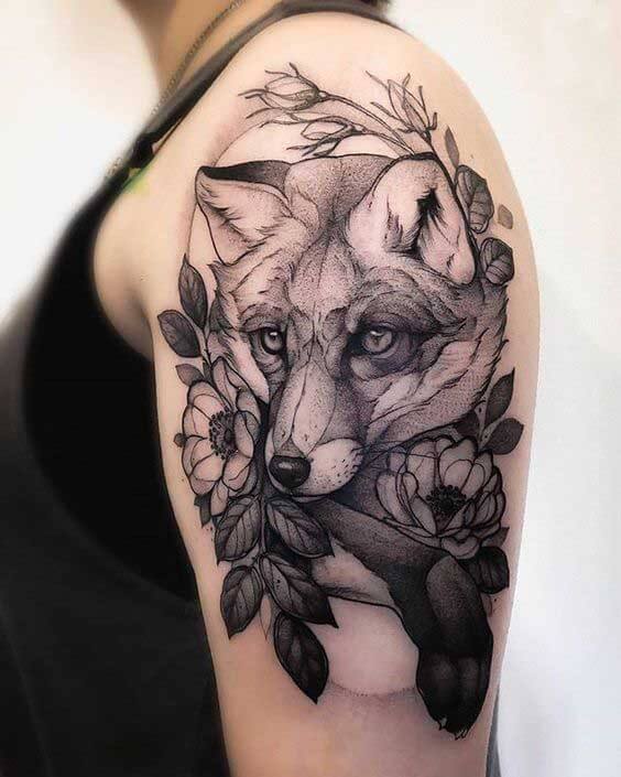 Fox Tattoos On Arm 6 Creative & Classy Half Sleeve Tattoo Ideas for Women in 2022