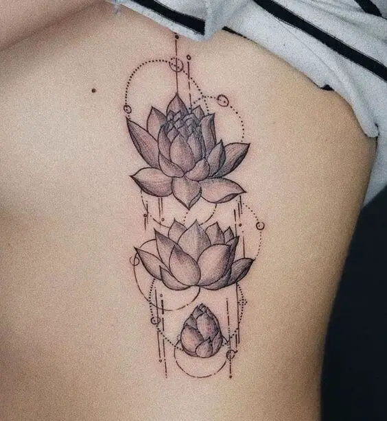 3 Lotus Flower Tattoo 2 30+ Best Lotus Flower Tattoo Design Ideas (Meaning And Inspiration)