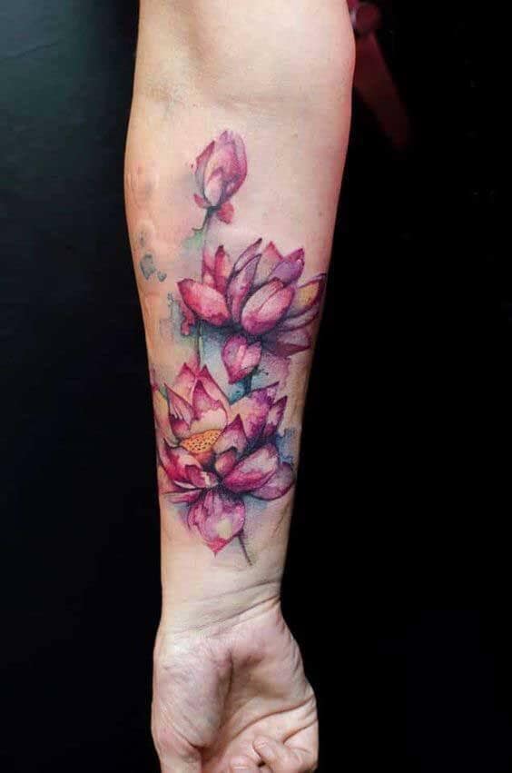 3 Lotus Flower Tattoo 3 30+ Best Lotus Flower Tattoo Design Ideas (Meaning And Inspiration)