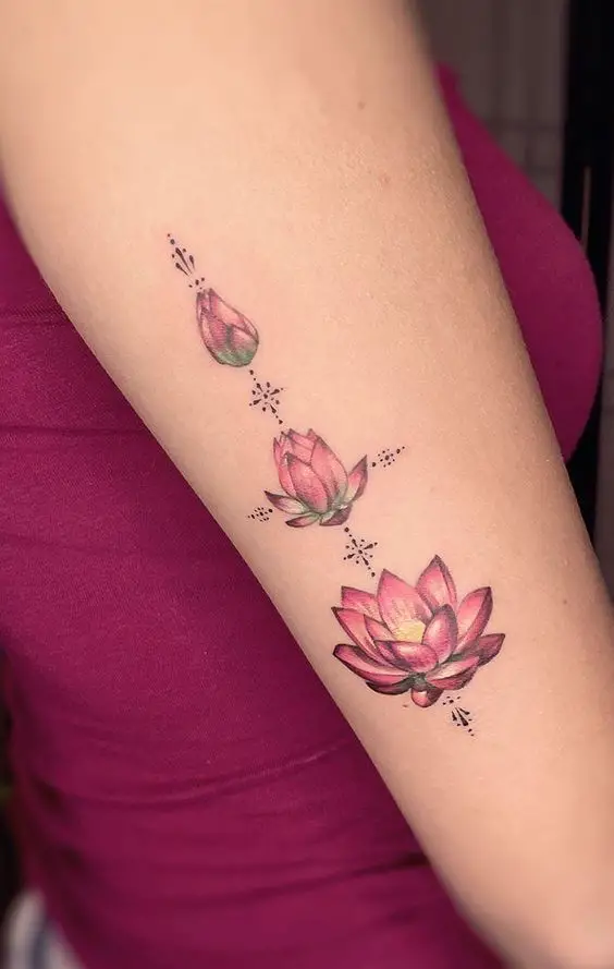 3 Lotus Flower Tattoo 5 30+ Best Lotus Flower Tattoo Design Ideas (Meaning And Inspiration)