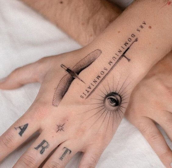 All Seeing Eye Hand Tattoo 4 30 Amazing Hand Tattoos For Women (The Most Popular & Latest Trends in 2023)
