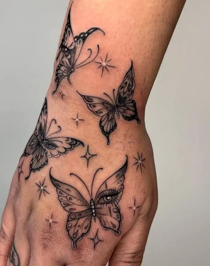 Butterfly Hand Tattoos 30 Amazing Hand Tattoos For Women (The Most Popular & Latest Trends in 2023)