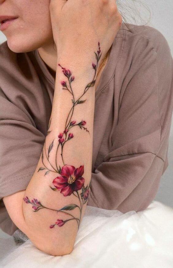 Flower Hand Tattoo 5 30 Amazing Hand Tattoos For Women (The Most Popular & Latest Trends in 2023)