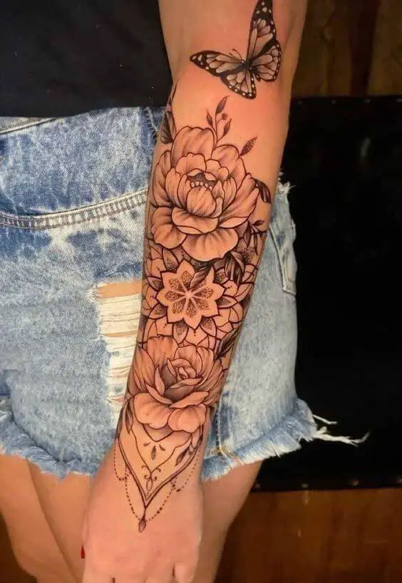 Flower Hand Tattoos 2 30 Amazing Hand Tattoos For Women (The Most Popular & Latest Trends in 2023)