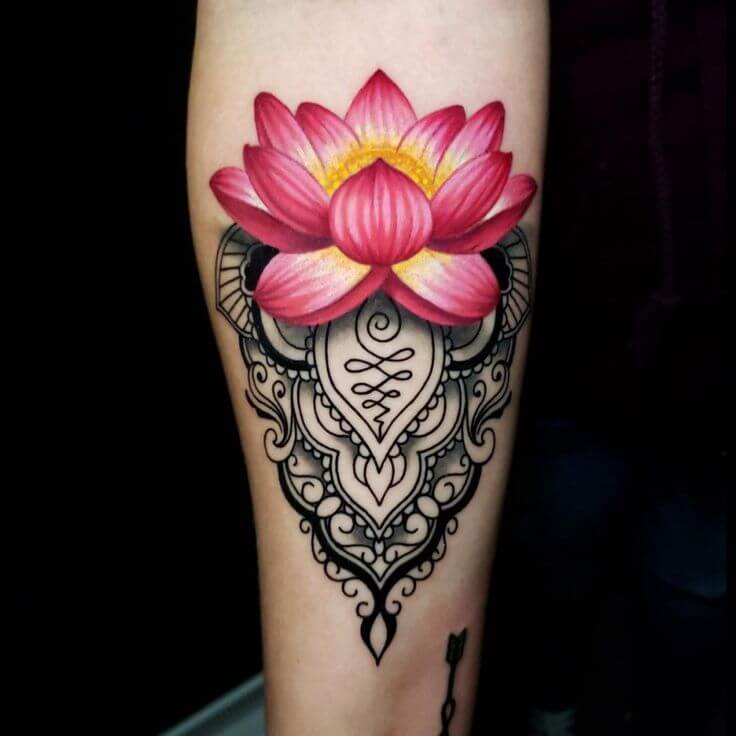 Lotus Flower Tattoo Mandala 2 30+ Best Lotus Flower Tattoo Design Ideas (Meaning And Inspiration)