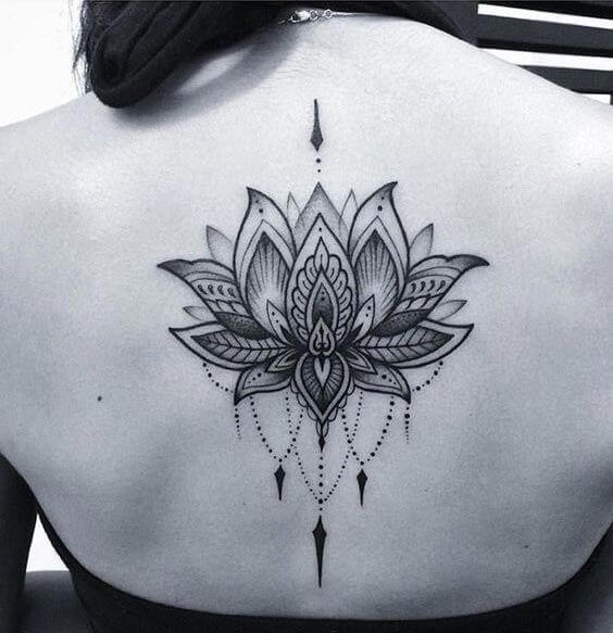Lotus Flower Tattoo On Back 2 30+ Best Lotus Flower Tattoo Design Ideas (Meaning And Inspiration)