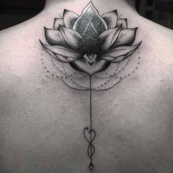 Lotus Flower Tattoo On Back 6 30+ Best Lotus Flower Tattoo Design Ideas (Meaning And Inspiration)