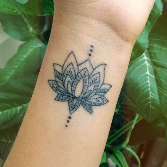Lotus Flower Tattoo On Wrist 4 30+ Best Lotus Flower Tattoo Design Ideas (Meaning And Inspiration)