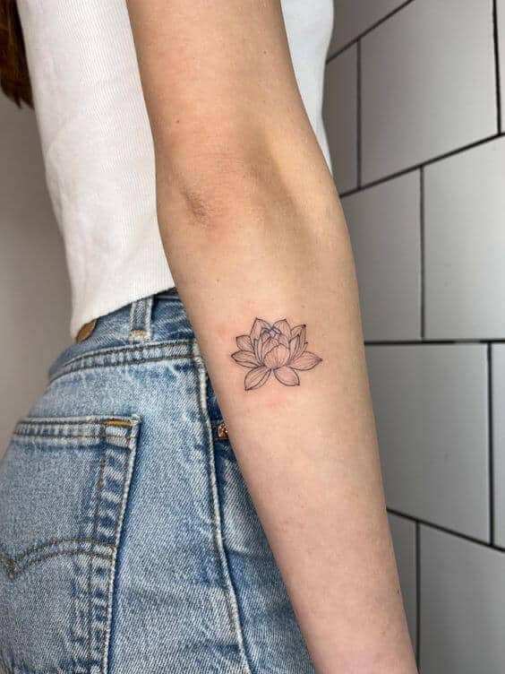 Lotus Flower Tattoo Small 4 30+ Best Lotus Flower Tattoo Design Ideas (Meaning And Inspiration)