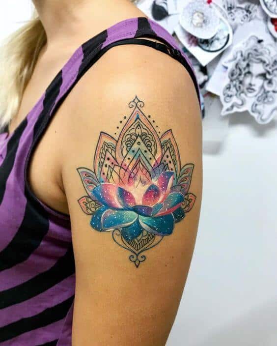 Lotus Flower Tattoo Watercolor 4 30+ Best Lotus Flower Tattoo Design Ideas (Meaning And Inspiration)