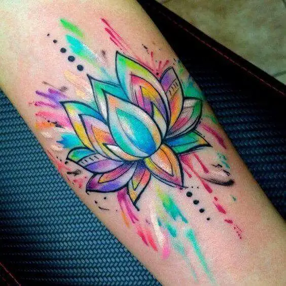 Lotus Flower Tattoo Watercolor 5 30+ Best Lotus Flower Tattoo Design Ideas (Meaning And Inspiration)