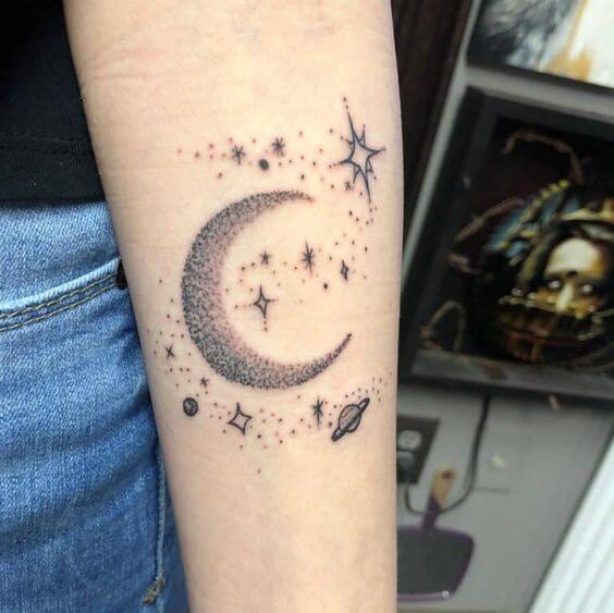 Moon Hand Tattoos 4 30 Amazing Hand Tattoos For Women (The Most Popular & Latest Trends in 2023)