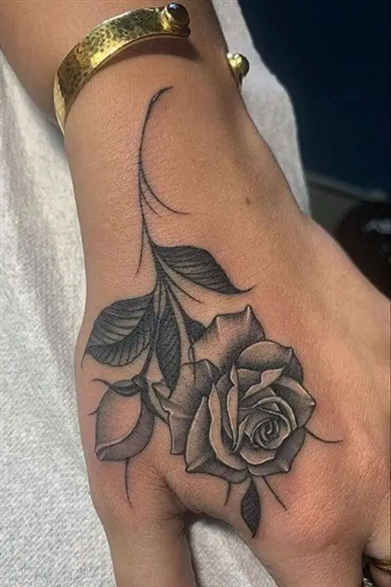 Rose Hand Tattoos 30 Amazing Hand Tattoos For Women (The Most Popular & Latest Trends in 2023)