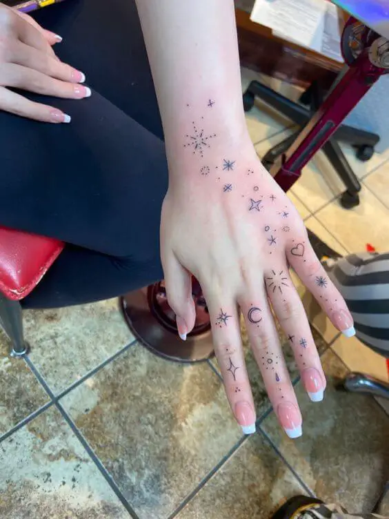 Star Hand Tattoos 2 30 Amazing Hand Tattoos For Women (The Most Popular & Latest Trends in 2023)