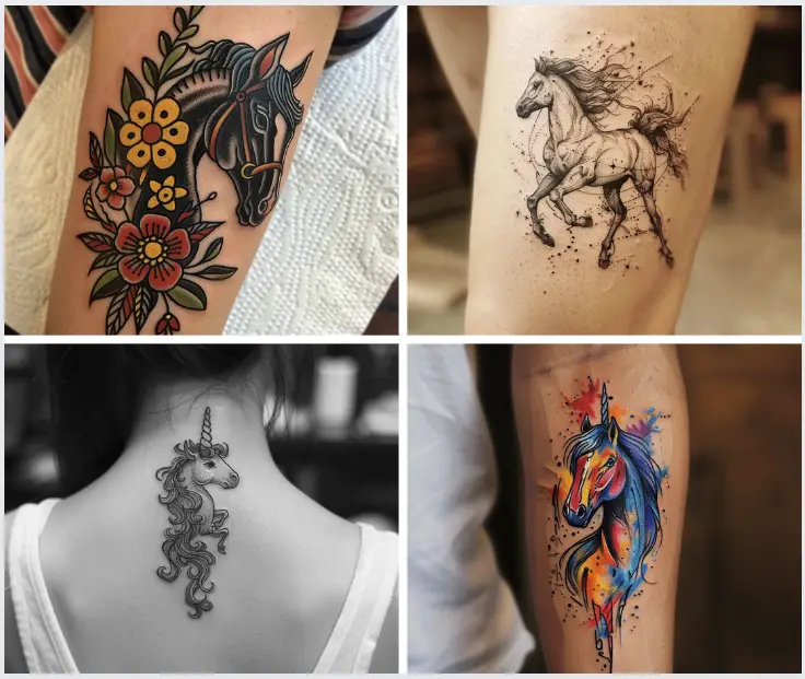 0.000 the significance of horse tattoos 10 Stunning Horse Tattoo Designs to Showcase Your Equestrian Passion in 2024
