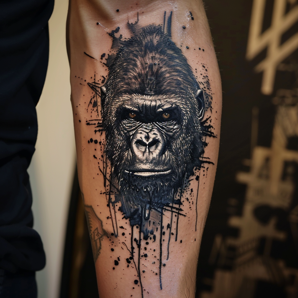 0.1 The Significance of Gorilla Tattoos 10 Stunning Gorilla Tattoo Designs to Showcase Your Strength in 2024