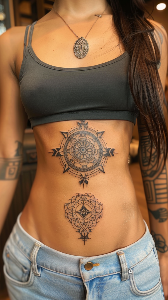 2. Tribal Stomach Tattoos 10 Stunning Stomach Tattoos for Women: Design Ideas & Inspiration for 2024