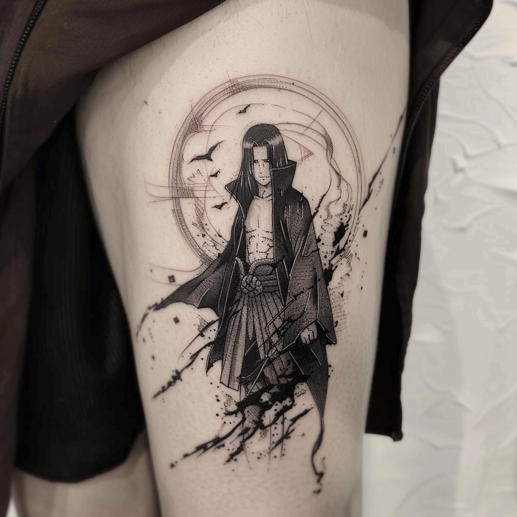5. Young Itachi with Shisui Tattoo 10 Striking Itachi Tattoo Designs for Ultimate Naruto Fans