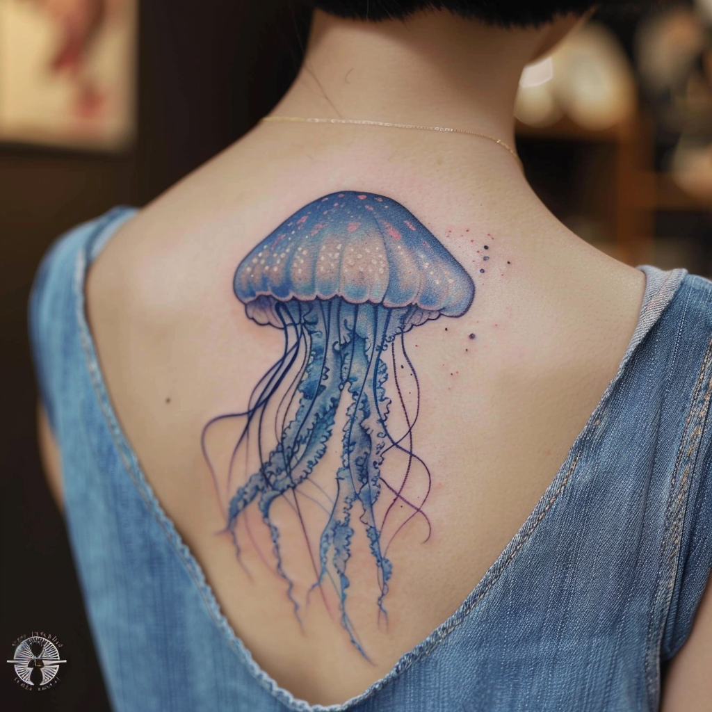 6. Realistic Jellyfish Tattoos 1 10 Stunning Jellyfish Tattoo Designs to Electrify Your Look in 2024