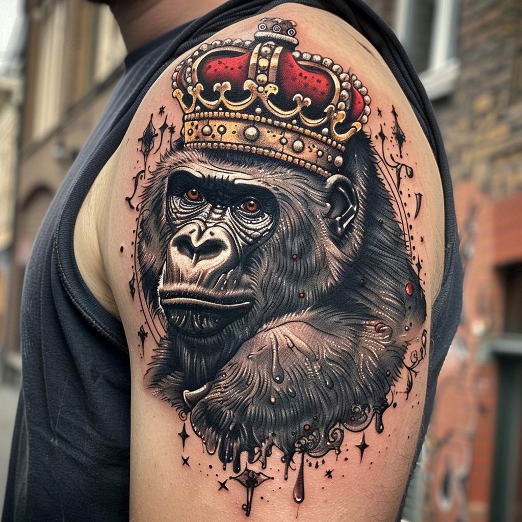10 Stunning Gorilla Tattoo Designs to Showcase Your Strength in 2024