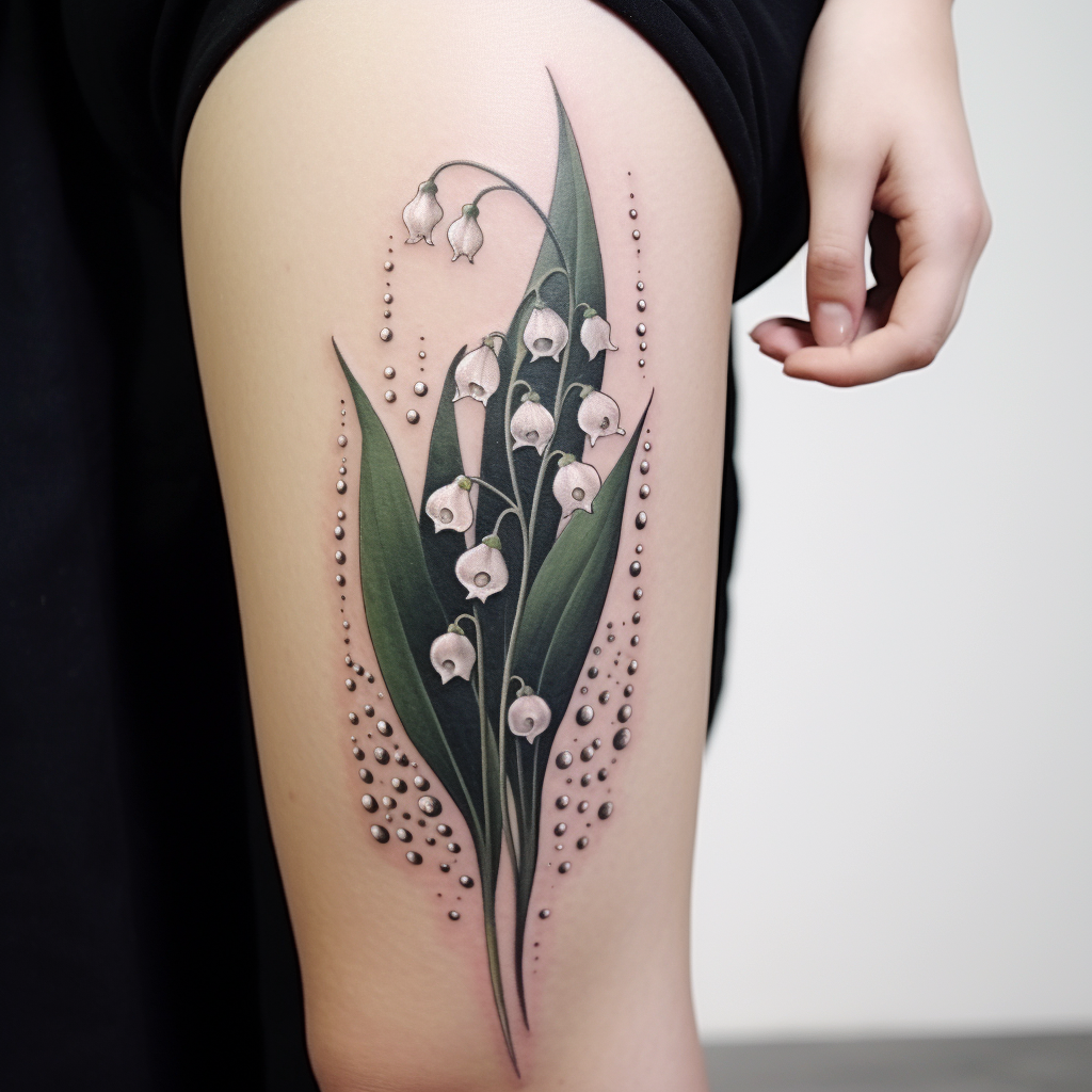 10 Stunning Lily of the Valley Tattoo Designs for 2024: Symbolism & Inspiration