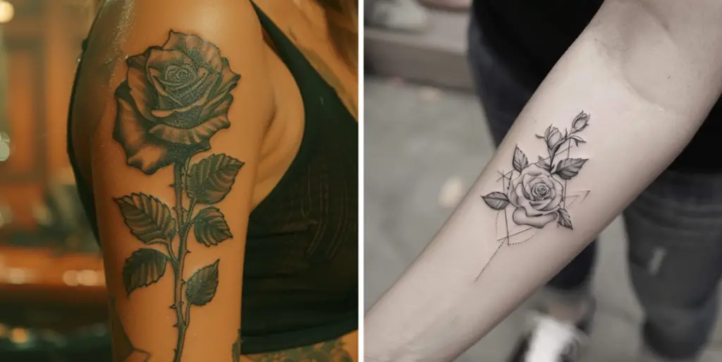Thu vien 2 Hinh anh 1 5 Stunning Black Rose Tattoo Designs for a Bold Statement in 2024