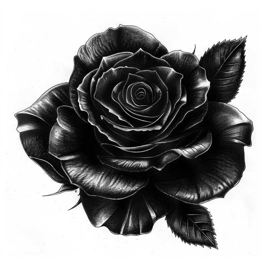 history black rose 5 Stunning Black Rose Tattoo Designs for a Bold Statement in 2024