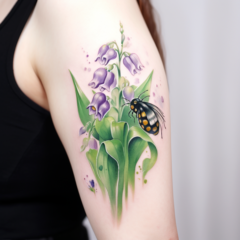 y ngia 10 Stunning Lily of the Valley Tattoo Designs for 2024: Symbolism & Inspiration