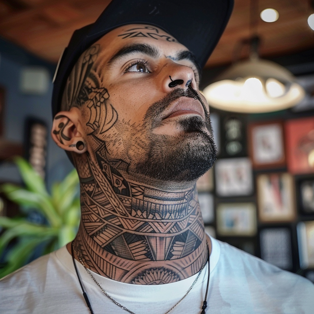 2. Bold Tribal Patterns and Their Meanings 10 Stunning Tatuajes en el Cuello Ideas for 2024: Find Your Perfect Neck Tattoo