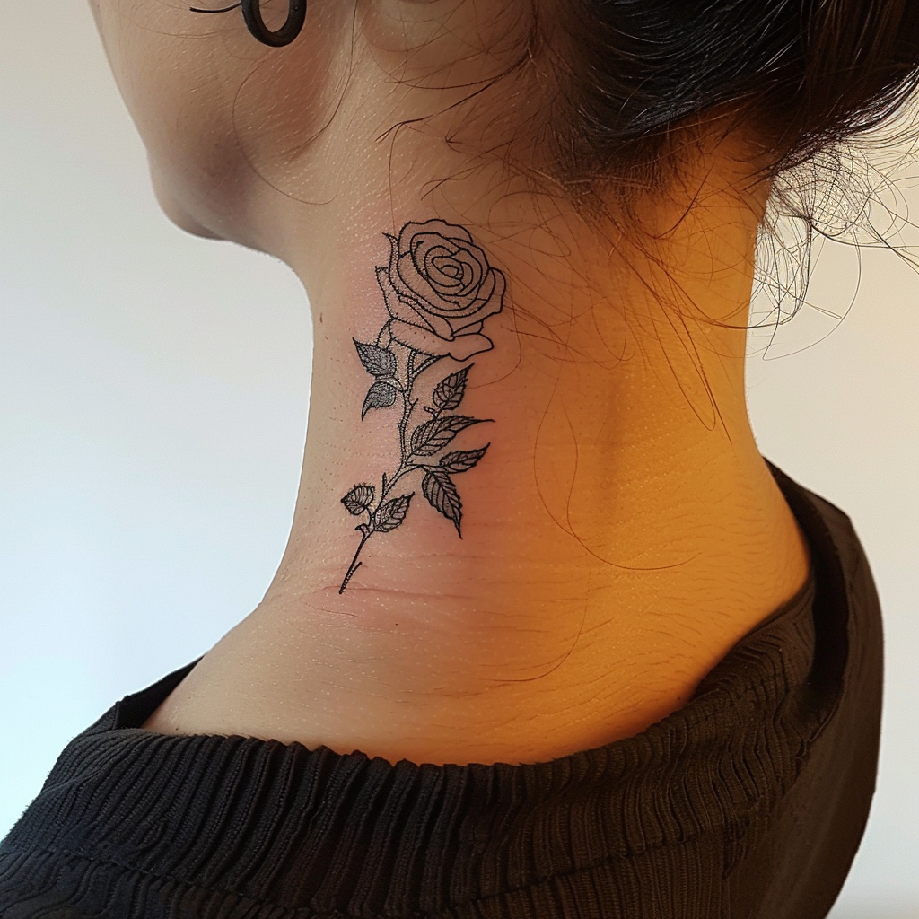 3 Floral Motifs A Blend of Beauty and Elegance 10 Stunning Tatuajes en el Cuello Ideas for 2024: Find Your Perfect Neck Tattoo