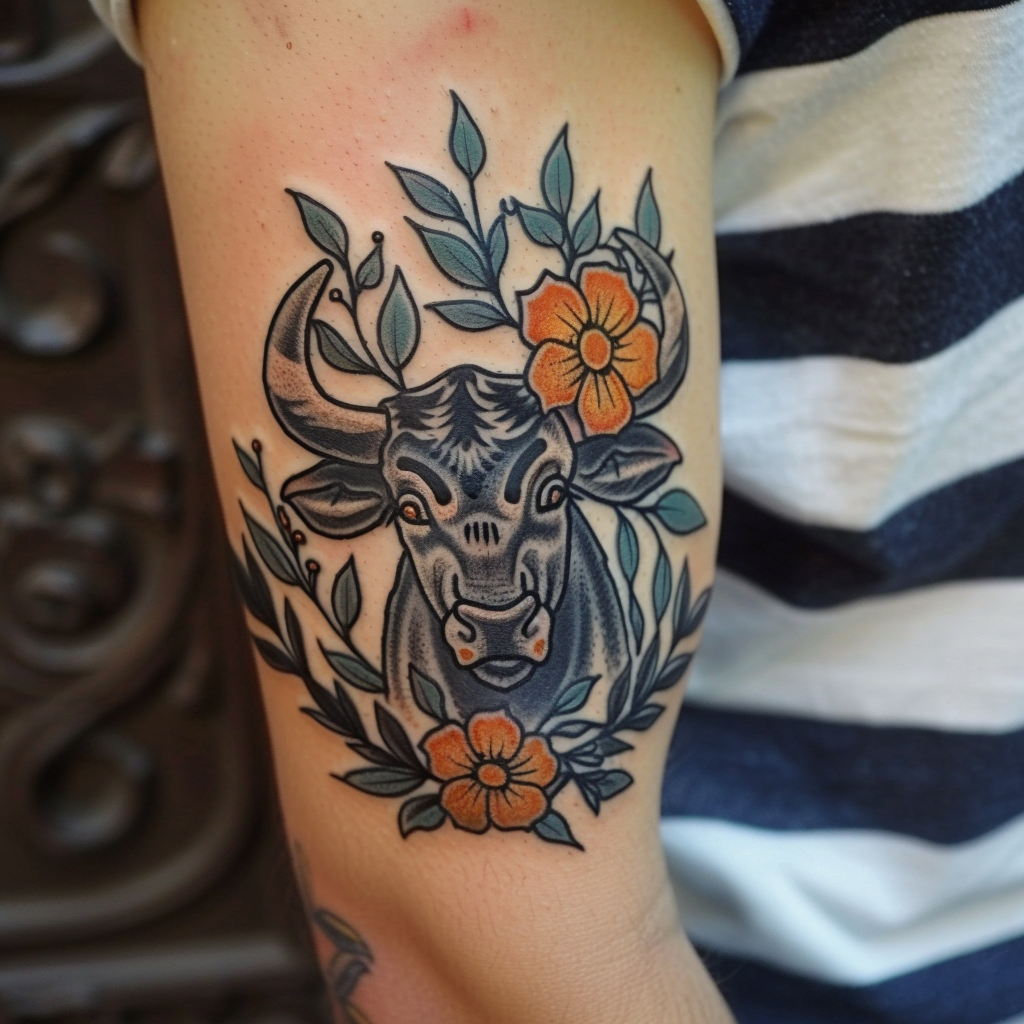 over 2 Discover the Art of Bull Tattoos: Unleash the Power of Bold Designs
