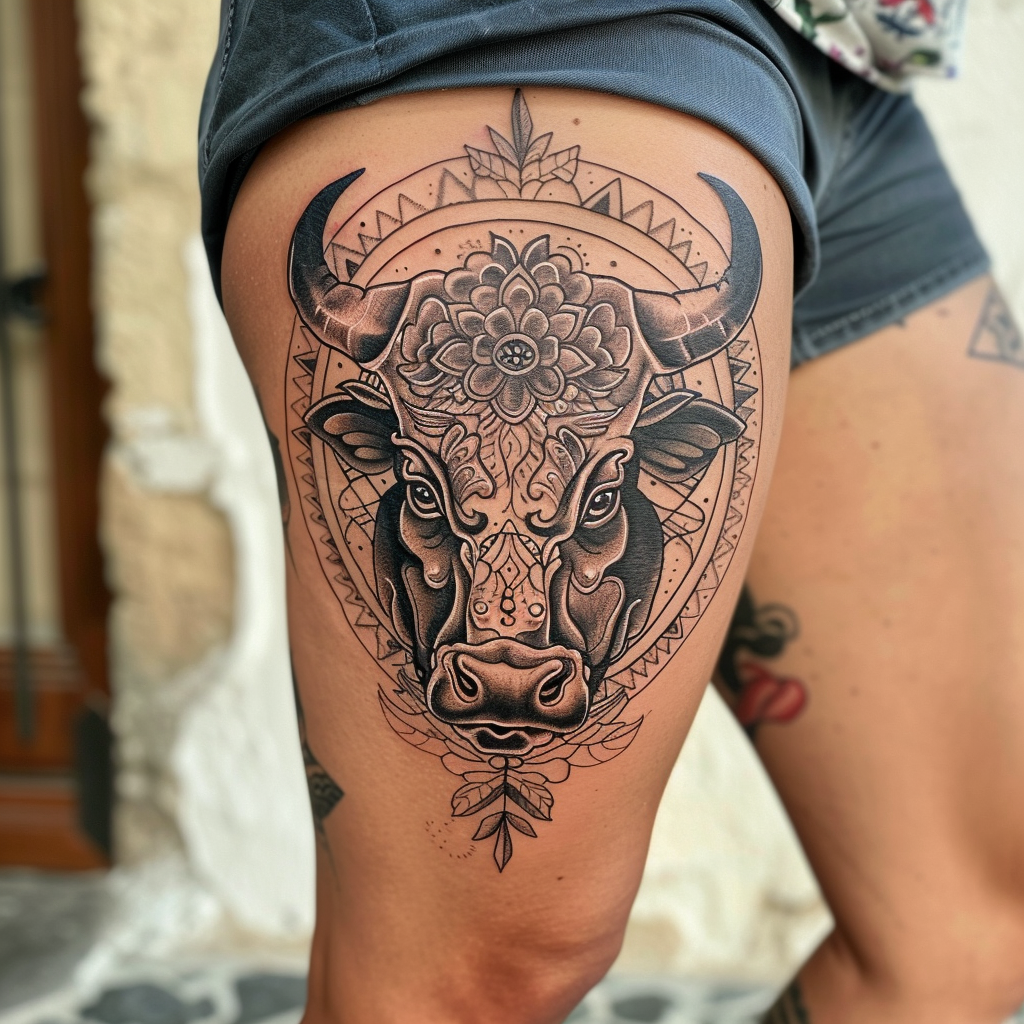 over 3 Discover the Art of Bull Tattoos: Unleash the Power of Bold Designs